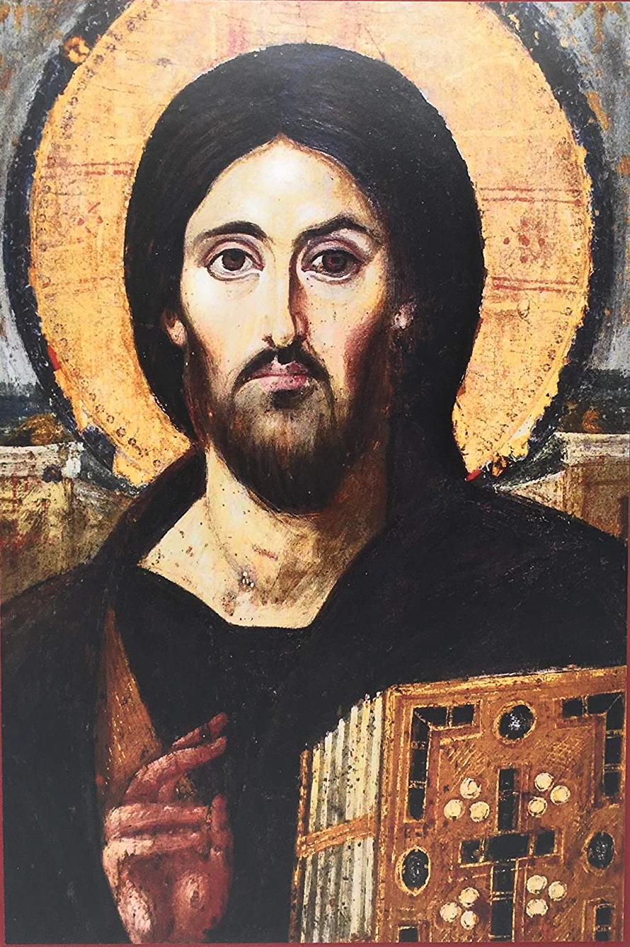 Ιησούς Χριστός Παντοκράτορας του 6ου αιώνα από το μοναστήρι της Αγίας Αικατερίνης στο Σινά